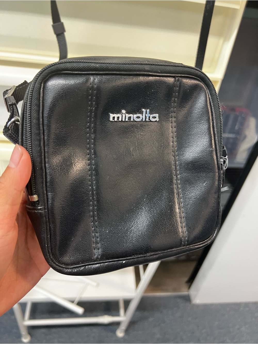 Minolta camera bag in great condition Compact Black Crossbody Bag